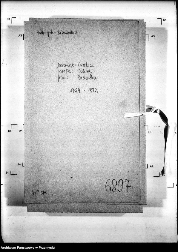 image.from.unit.number "[Kopie ksiąg metrykalnych parafii Doliny z filią Bielanka (dekanat Gorlice)]"