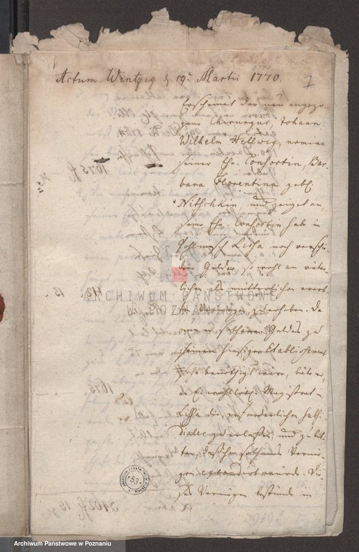 image.from.unit.number "Rekwizycje władz miasta Winska (Winzig) w sprawie: 1. zamożności chirurga Hellinda, 2. zaświadczenia dla dzieci po zmarłym Janie Fryderyku Trauwaldzie; język niemiecki"