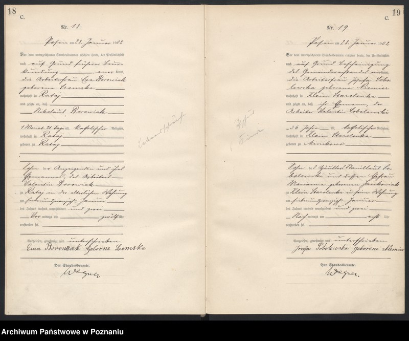 Obraz 12 z jednostki "Księga miejscowa zgonów"