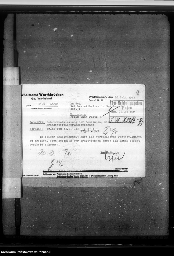 Obraz 14 z jednostki "Ausstattung der Landräte mit beschlagnahmten Möbeln aus Probstein und Schlössern"