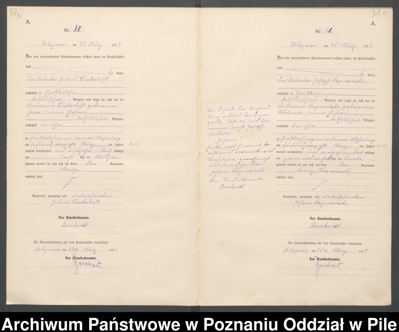 Obraz 18 z jednostki "Księga urodzeń"