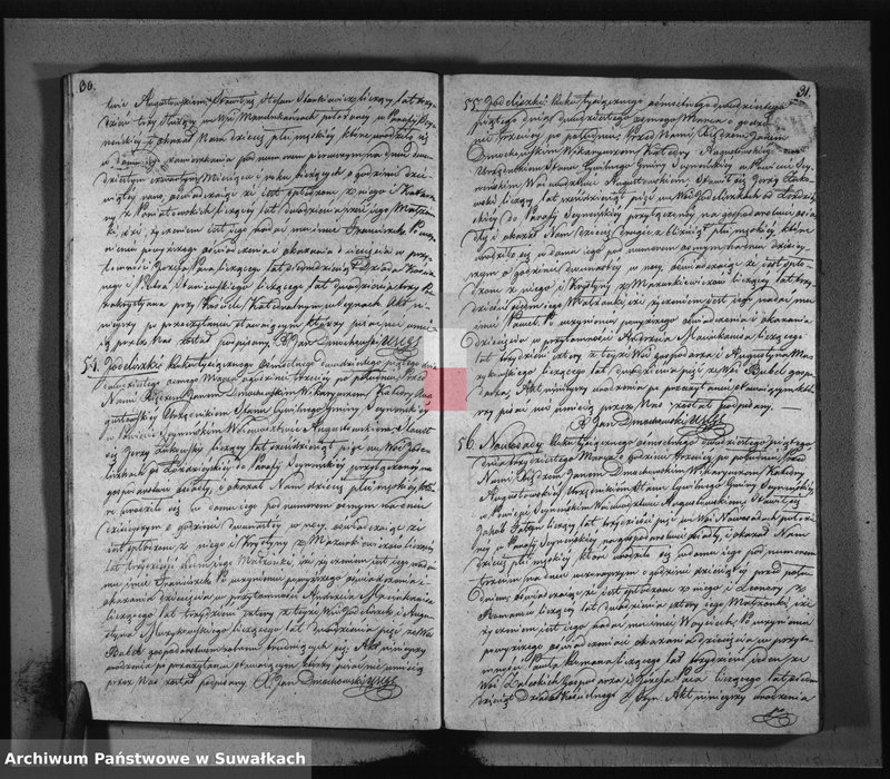 image.from.unit.number "Akta urodzonych gminy seyneńskiey w roku 1825."