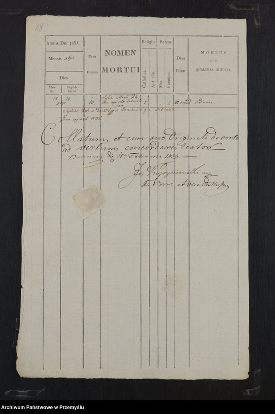 image.from.unit.number "[Kopie ksiąg metrykalnych parafii Izby z filią Bieliczna (dekanat Grybów)]"