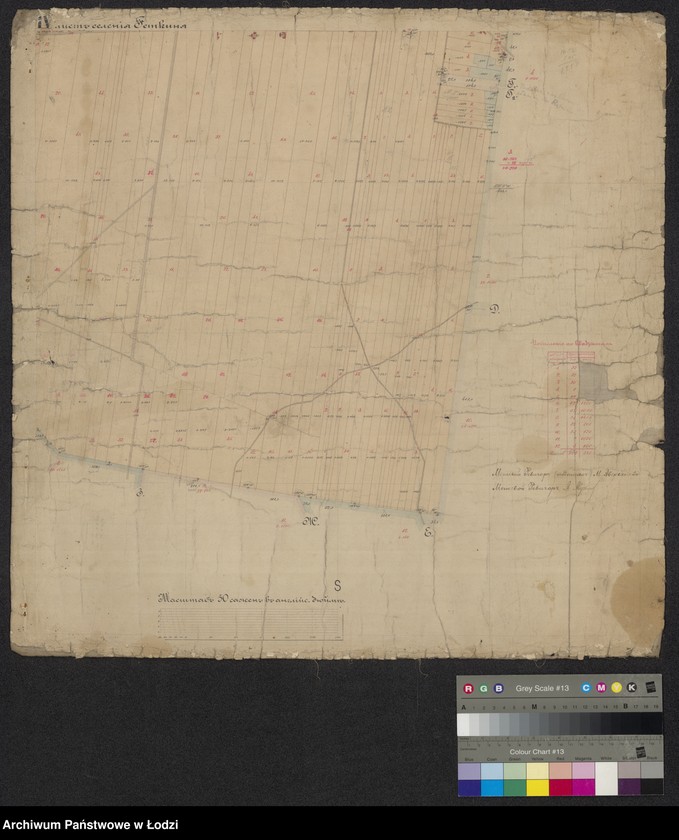 Obraz 4 z jednostki "Kopija. Plan zemel postupivšich v sobstvennost krestjan selenija Retkinia ..."