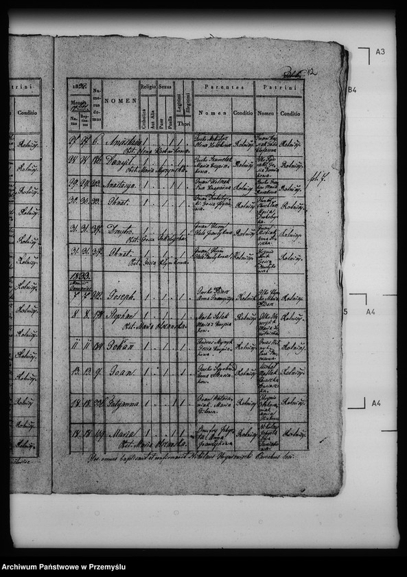 Obraz 16 z jednostki "[Kopie ksiąg metrykalnych parafii Nahujowice (dekanat Drohobycz)]"