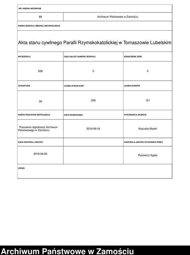 image.from.unit.number "Akta urodzeń, małżeństw, zgonów"