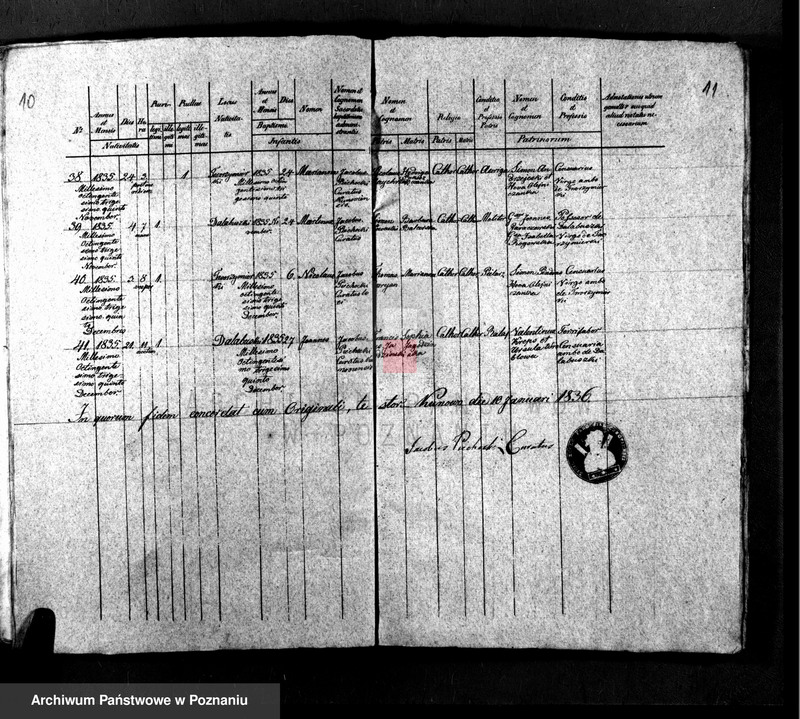 Obraz 7 z jednostki "Liber baptisatorum, copulatorum, mortuorum"