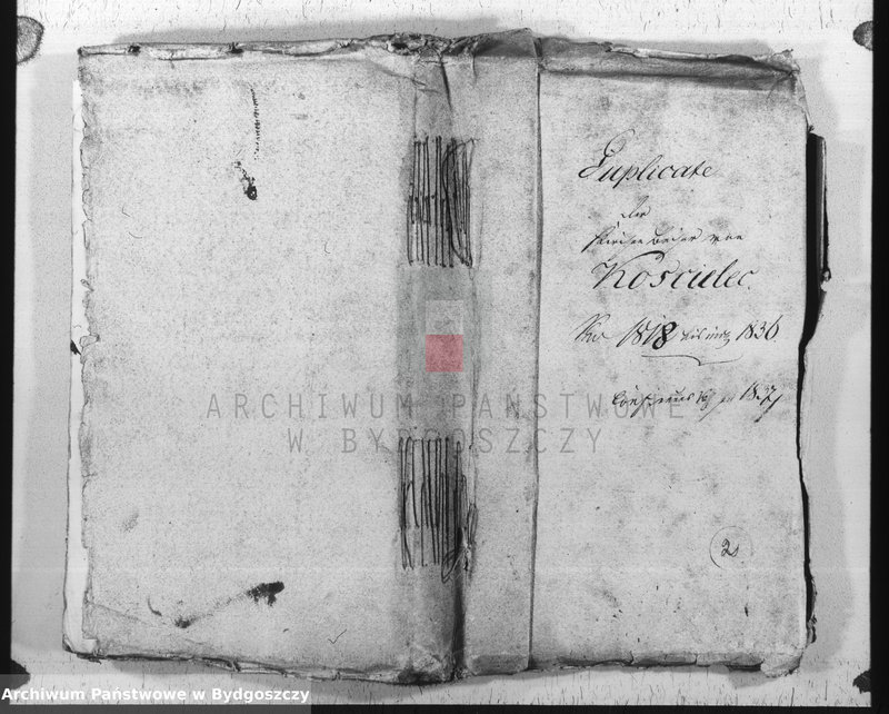 image.from.unit.number "Duplicate der Kirchen Bücher von Kościelec"