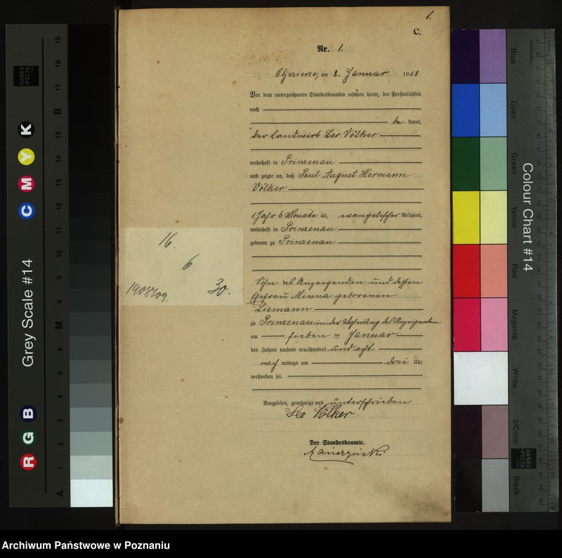 Obraz 3 z jednostki "Sterbe-Haupt-Register"