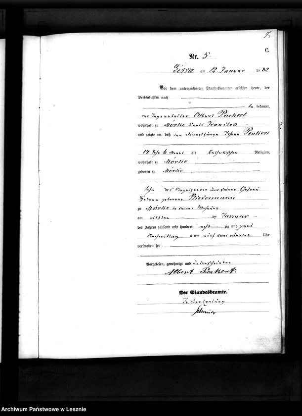 Obraz 8 z jednostki "[Księga zgonów - wieś]"