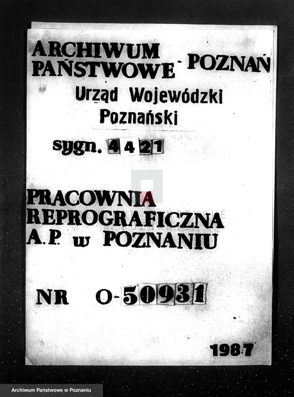Obraz 1 z jednostki "Zatwierdzenie zakładu przemysłowego / Rozbudowa Rzeźni Miejskiej, - oddział konserw miejskich Zarząd Miejski w Kościanie"