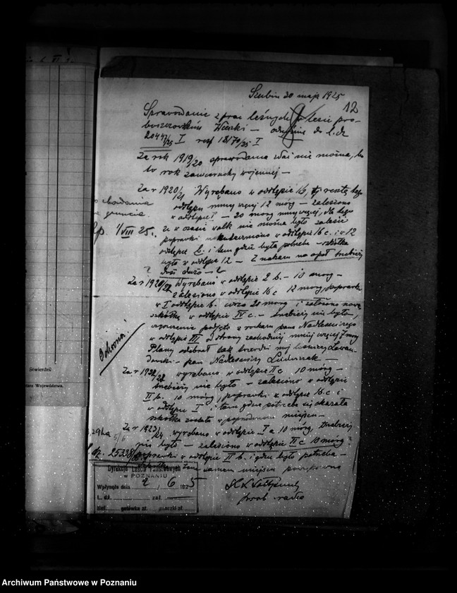 Obraz 16 z jednostki "Gospodarka leśna kościoła katolickiego Wieszki powiat szubiński"