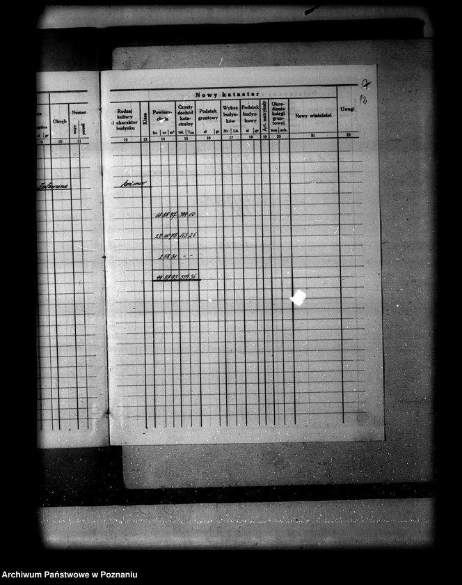 Obraz 17 z jednostki "Ostateczny rejestr pomiarowy gromady Mochle powiatu bydgoskiego"