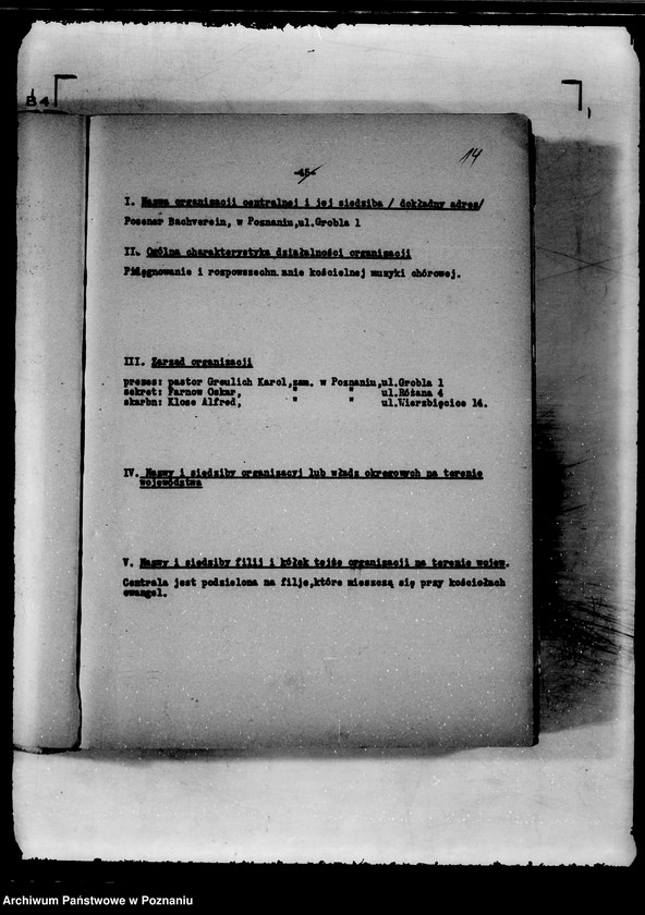 Obraz 18 z jednostki "Wykaz niemieckich organizacji politycznych i społecznych wraz z krótką charakterystyką ich działalności"