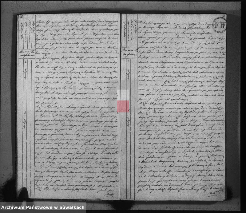 image.from.unit.number "Księga aktów stanu cywilnego zaślubionych w gminie seyneńskiey na rok 1814."