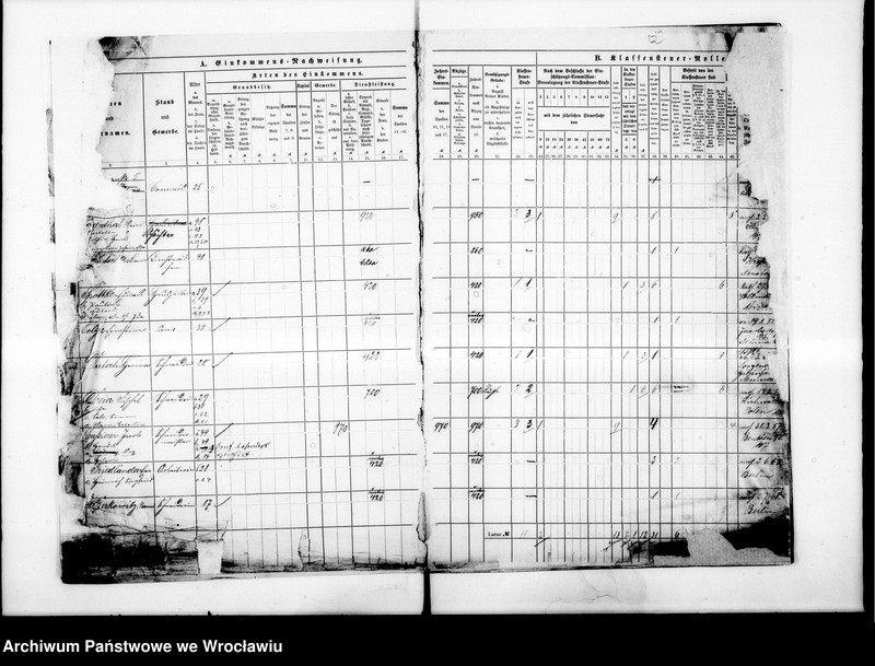 image.from.unit.number "Klassensteuerrolle nebst Eikommens - Nachweisung"