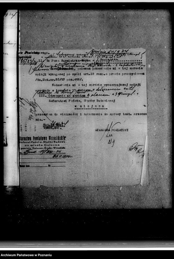 Obraz 10 z jednostki "Zatwierdzenie zakładu przemysłowego /przebudowy cukrowni we Wrześni/"