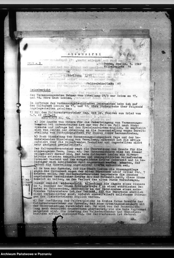 Obraz 11 z jednostki "Kirchenbücher - Gausippenamt. Verwaltung der Landkreise. Landesplannungen. Polenpolitik. Todesursachenbezeichnung. Leuchtpetroleum."