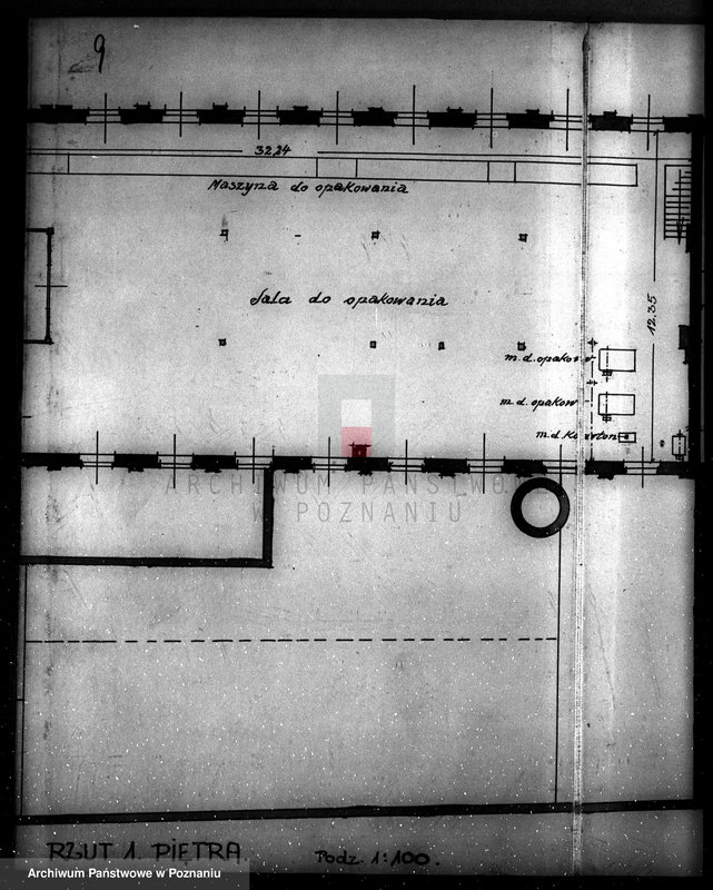 Obraz 13 z jednostki "Fabryka Cukierków "Kanold" S.A. w Lesznie, rysunki budowlane"