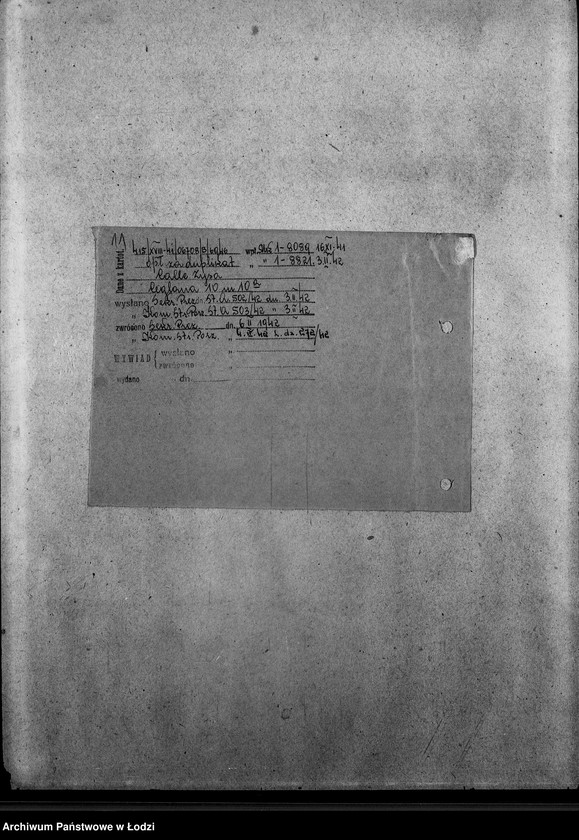 Obraz 15 z jednostki "[Korespondencja w sprawach zagubienia dokumentów tożsamości]"