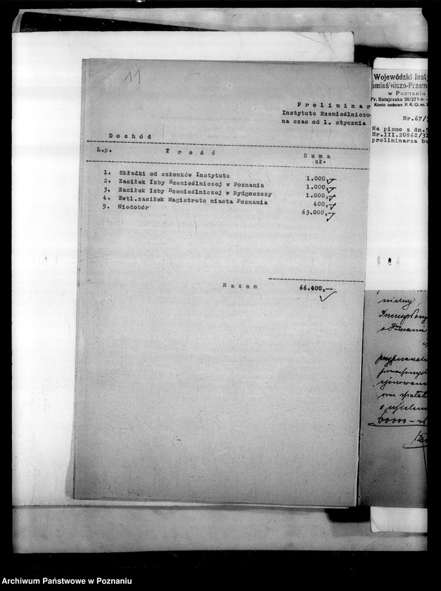 Obraz 14 z jednostki "[Szkoły zawodowe - akta ogólne]"