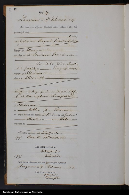 image.from.unit.number "Sterbe-Neben-Register Nr 1 - 26"