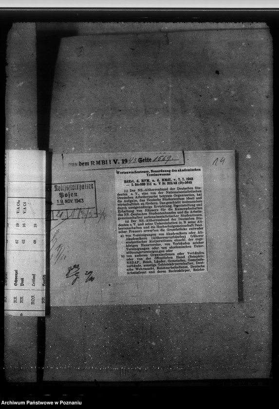 Obraz 18 z jednostki "Wertzuwachssteuer. Schankerlaubnissteuer"