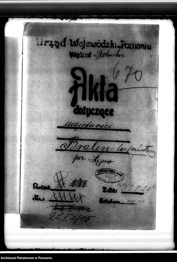 Obraz 4 z jednostki "Majętność Bralin- powiat kępiński"