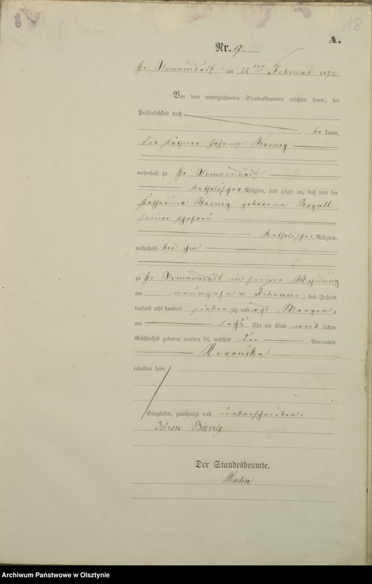 image.from.unit.number "Geburts-Haupt-Register Nr 1 - 132"