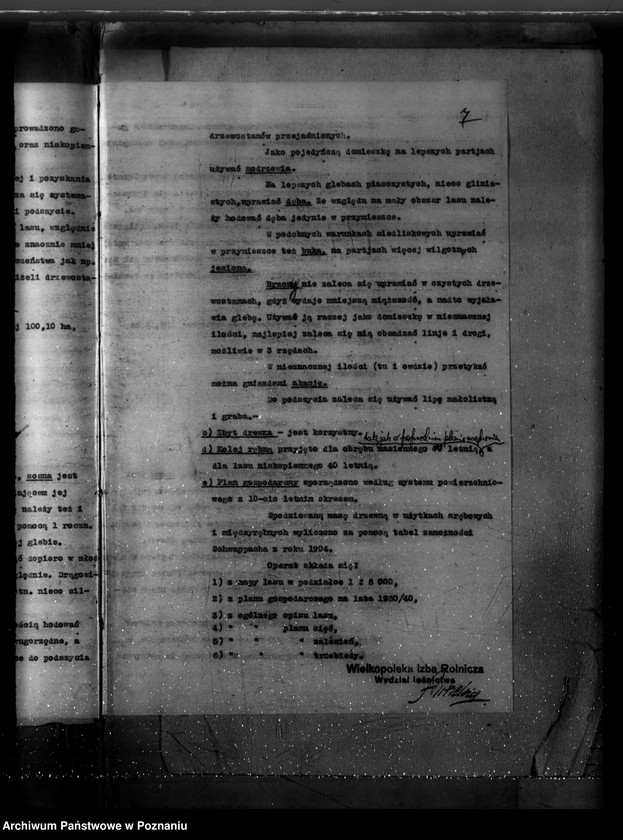 Obraz 11 z jednostki "Majętność Ujazd Rewir Ujazd powiat kościański /Plan urządzania gospodarstwa leśnego/"