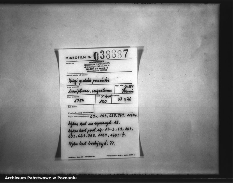 Obraz 2 z jednostki "Inscriptiones, resignationes [protocollon]"