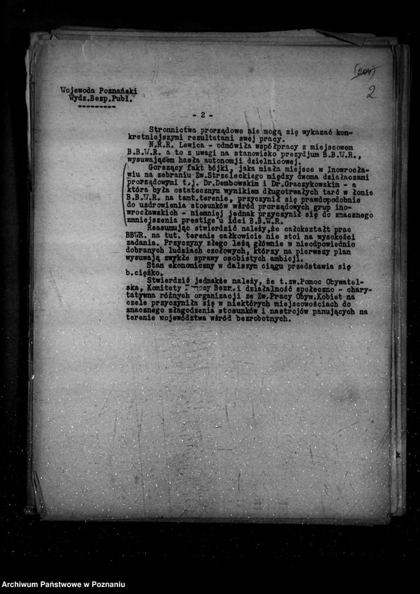 Obraz 6 z jednostki "Sprawozdania sytuacyjne z legalnego ruchu polityczno-społecznego za miesiące lipiec, sierpień, wrzesień 1931 r."