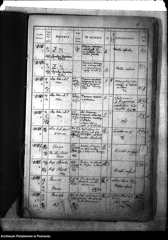 Obraz 5 z jednostki "Dziennik podawczy"