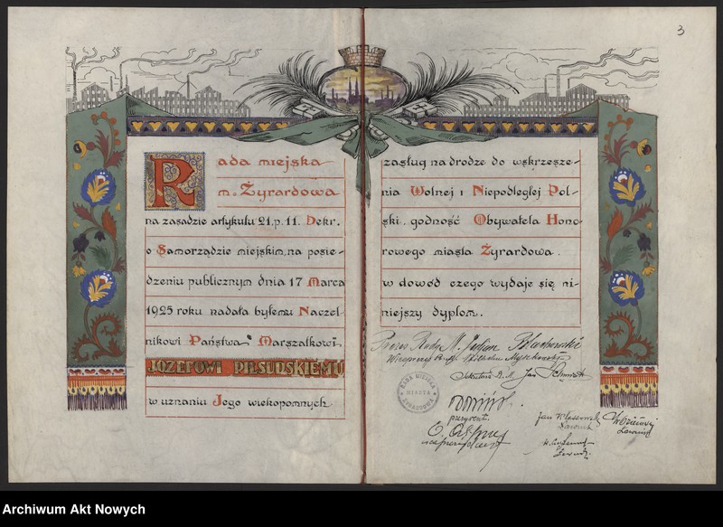 Obraz 13 z kolekcji "Józef Piłsudski - biografia w dokumencie archiwalnym111"