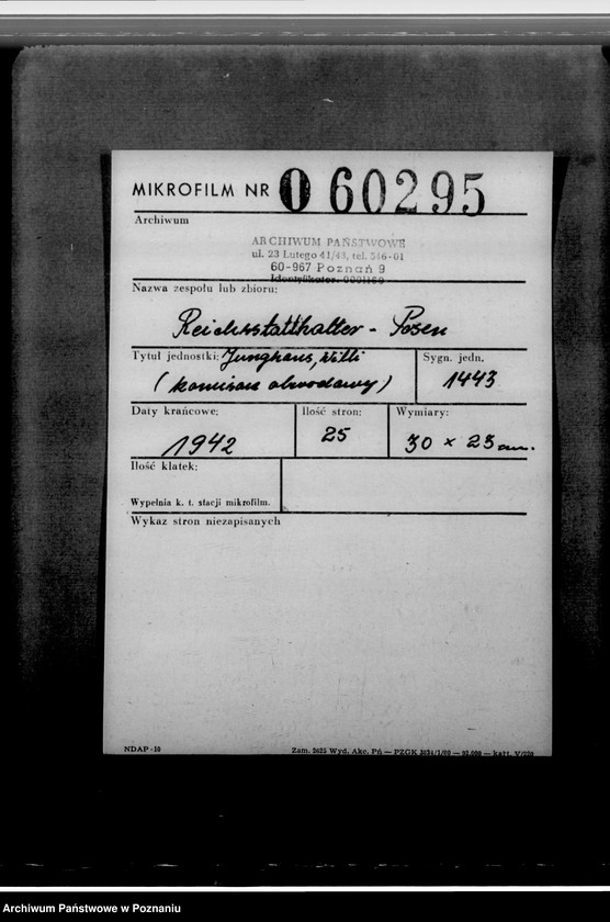 Obraz 2 z jednostki "Junghans, Willi - komisarz obwodowy"