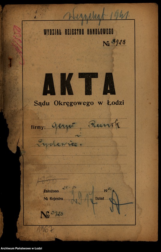 Obraz 2 z jednostki "„Geyer, Reznik i Żydowicz – fabryka wyrobów manufakturowych"