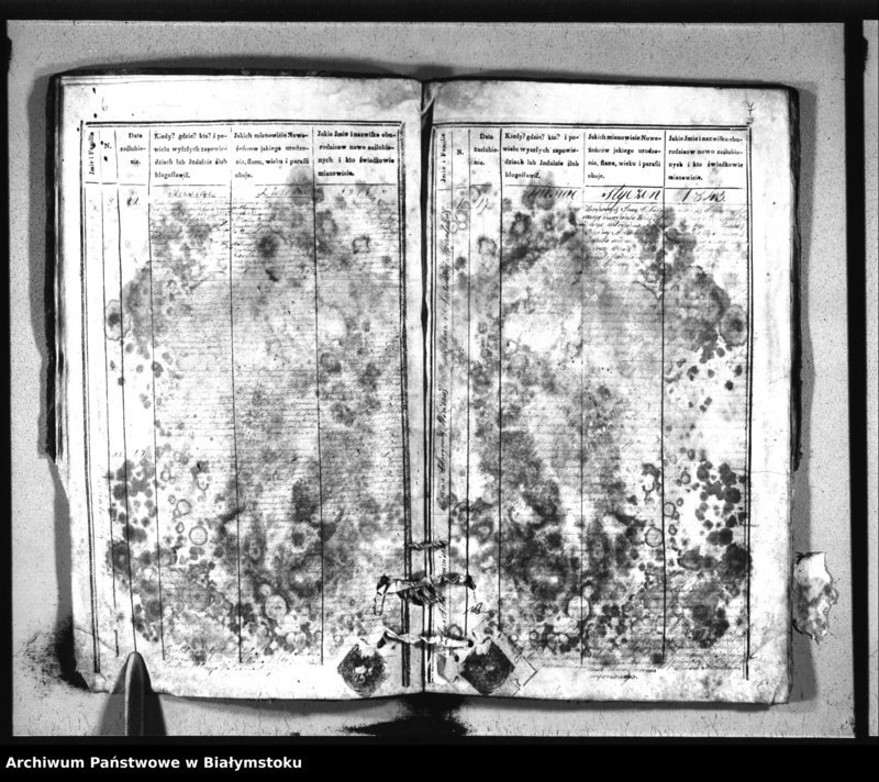 Obraz 6 z jednostki "Extrakty z metryk ślubów kościołów parafialnych w: Siemiatyczach, Ostrożanach, Dołubowie, Sadach, Niemirowie, Mielniku, Dziadkowicach"