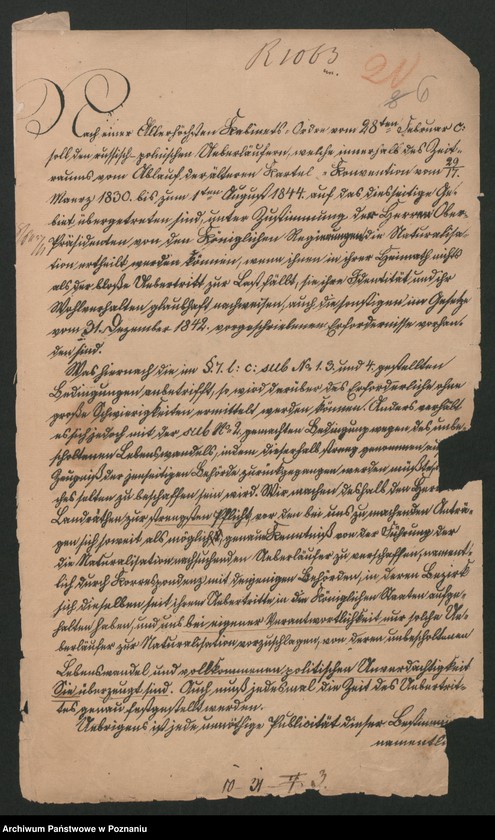 Obraz 18 z jednostki "A. gen. betr. das polnische Flüchtlingswesen in der Provinz Posen. Hierzu Verzeichnis der ausgewiesenen Ausländer"