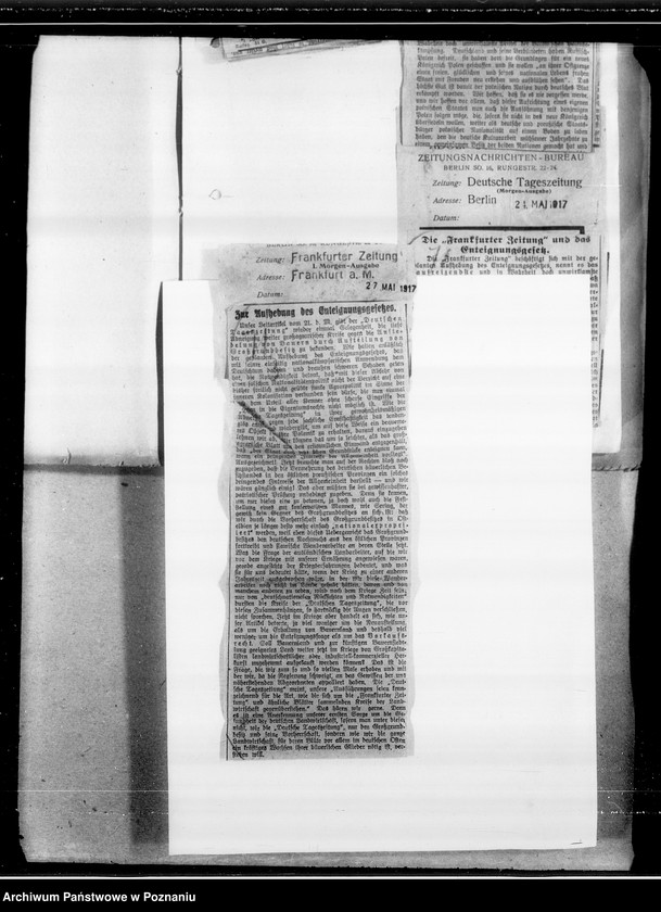 Obraz 8 z jednostki "Prawa i instytucje antypolskie. [Wycinki z gazet.]"