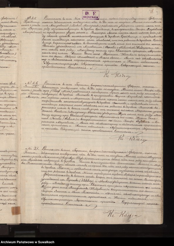image.from.unit.number "Księga akt urodzeń, małżeństw, zgonów 1904 r."