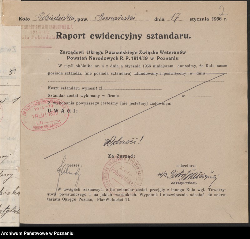 Obraz 6 z jednostki "Pobiedziska, powiat Poznań - akta koła."