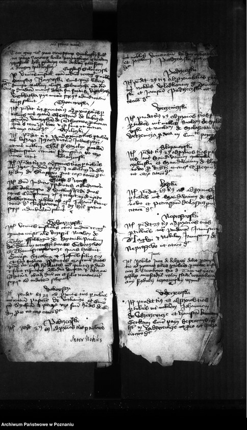 Obraz 20 z jednostki "Resignationes ,inscriptiones, relationes, decreta [protocollon]"