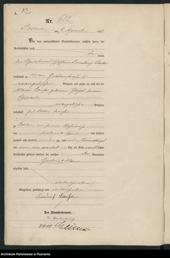 Obraz 15 z jednostki "Księga urodzeń t. II"