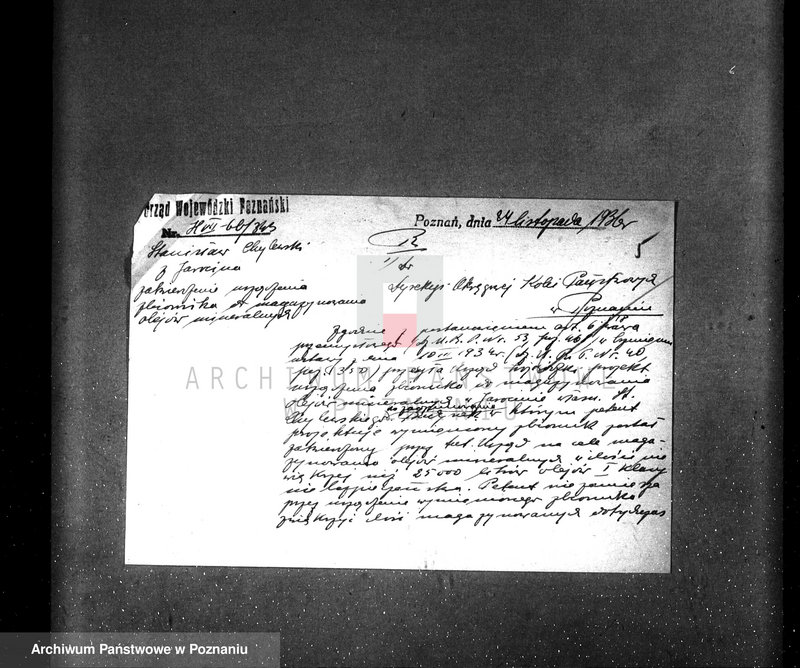 Obraz 9 z jednostki "Zatwierdzenie projektu zakładu przemysłowego urządzenia kotłowni nr 449, własność F. Krukowski w Jarocinie Przemiał zboża"