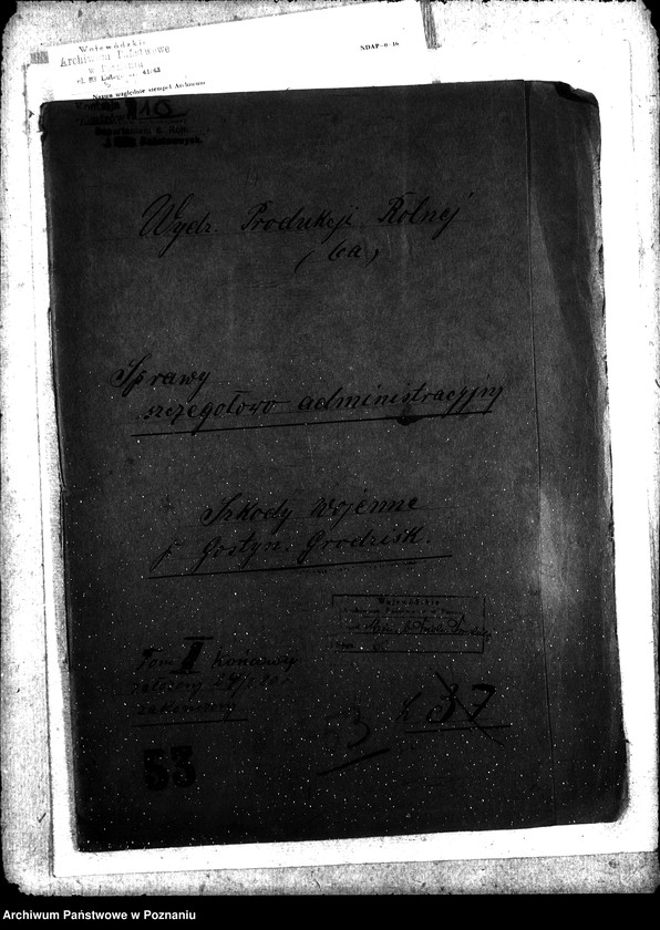 Obraz 4 z jednostki "Sprawy szczegółowo-administracyjne Szkody wojenne p. Gostyń, Grodzisk"