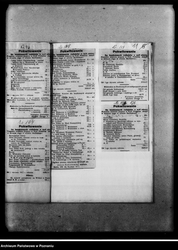 Obraz 17 z jednostki "Podziękowania w prasie za dary pieniężne dla bezdomnych Polaków. [Wycinki prasowe]"