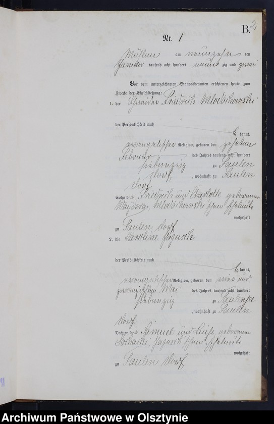 image.from.unit.number "Heiraths-Neben-Register Nr 1 - 23"