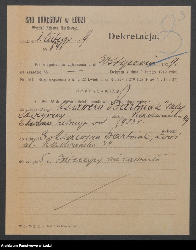 Obraz 5 z jednostki "Ksawera Bartniak- sklep spożywczy"