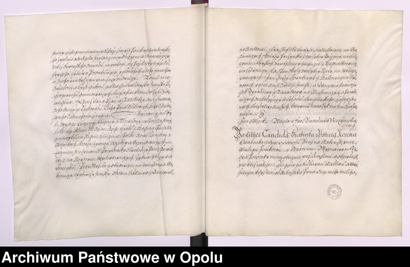 Obraz 9 z kolekcji "Testament Jerzego Oppersdorfa, właściciela Głogówka111"