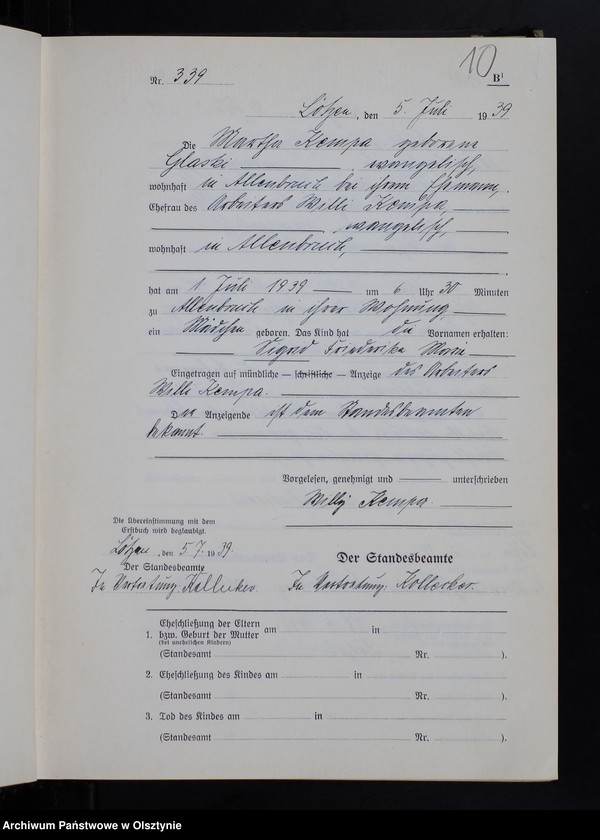 image.from.unit.number "Geburtenbuch/Zweitbuch/ Tom II,Nr 331 - 620"